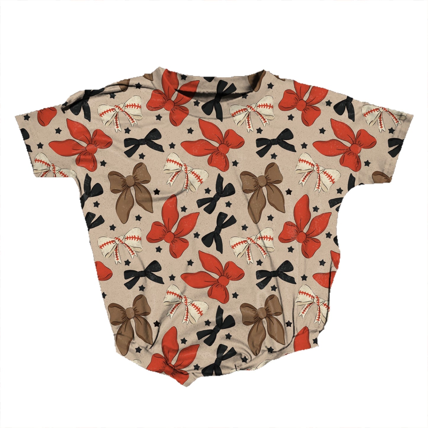 Bows & Bases Romper *RTS*