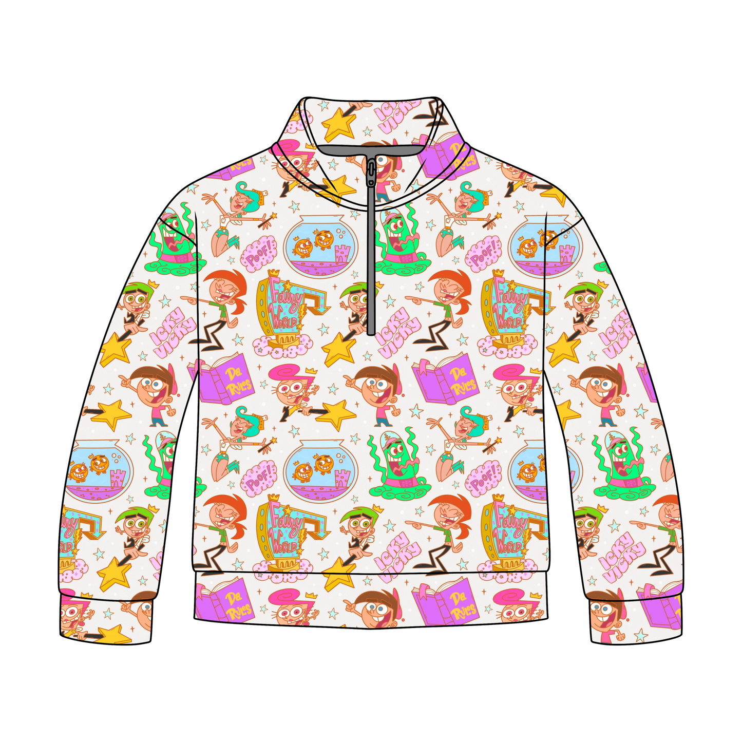 Cosmic Fairy Chaos Quarter Zip-Up *RTS*