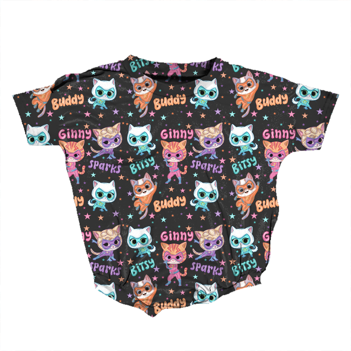 Purrfect Heroes Romper *RTS*