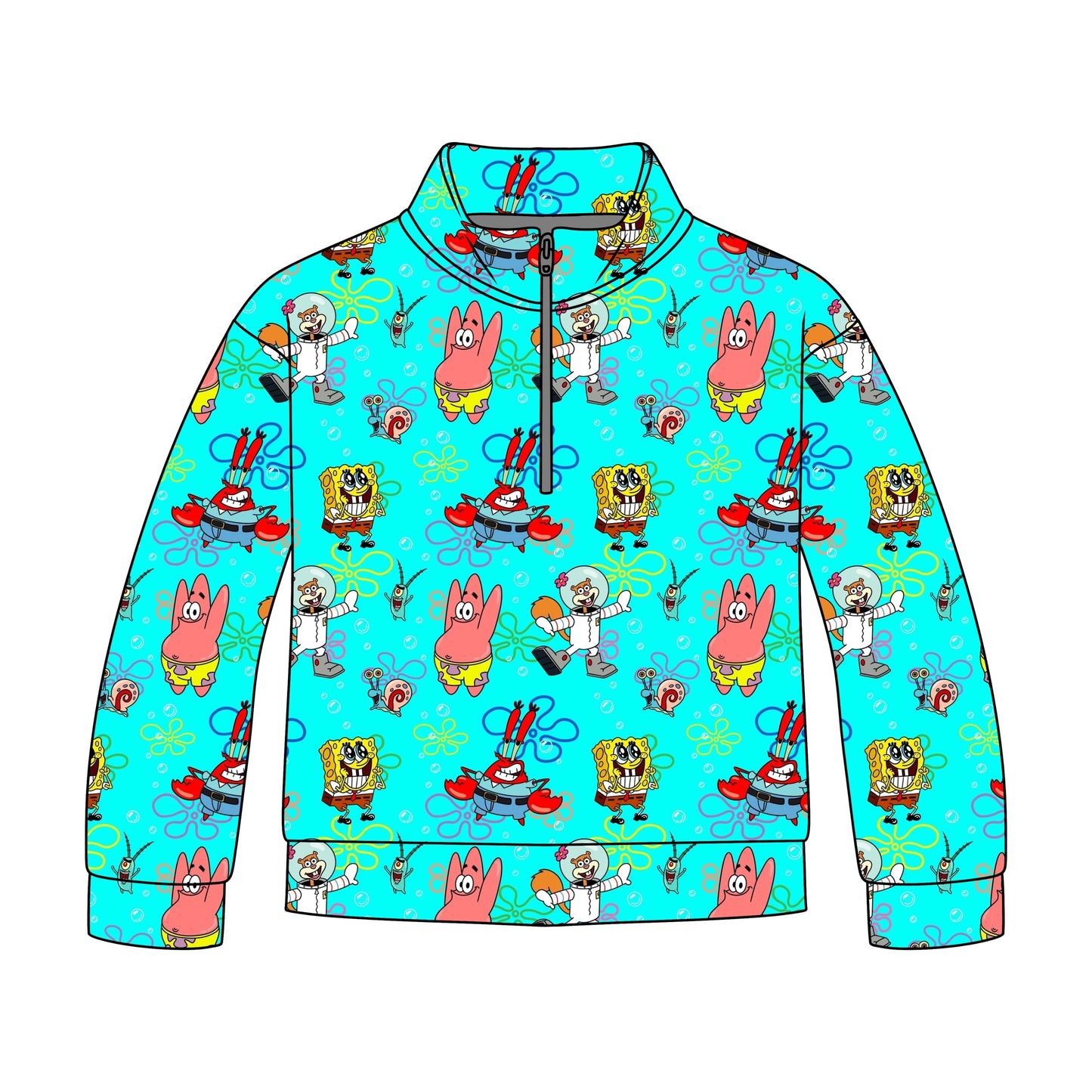 Krabby Patty Crew Quarter Zip-Up *RTS*