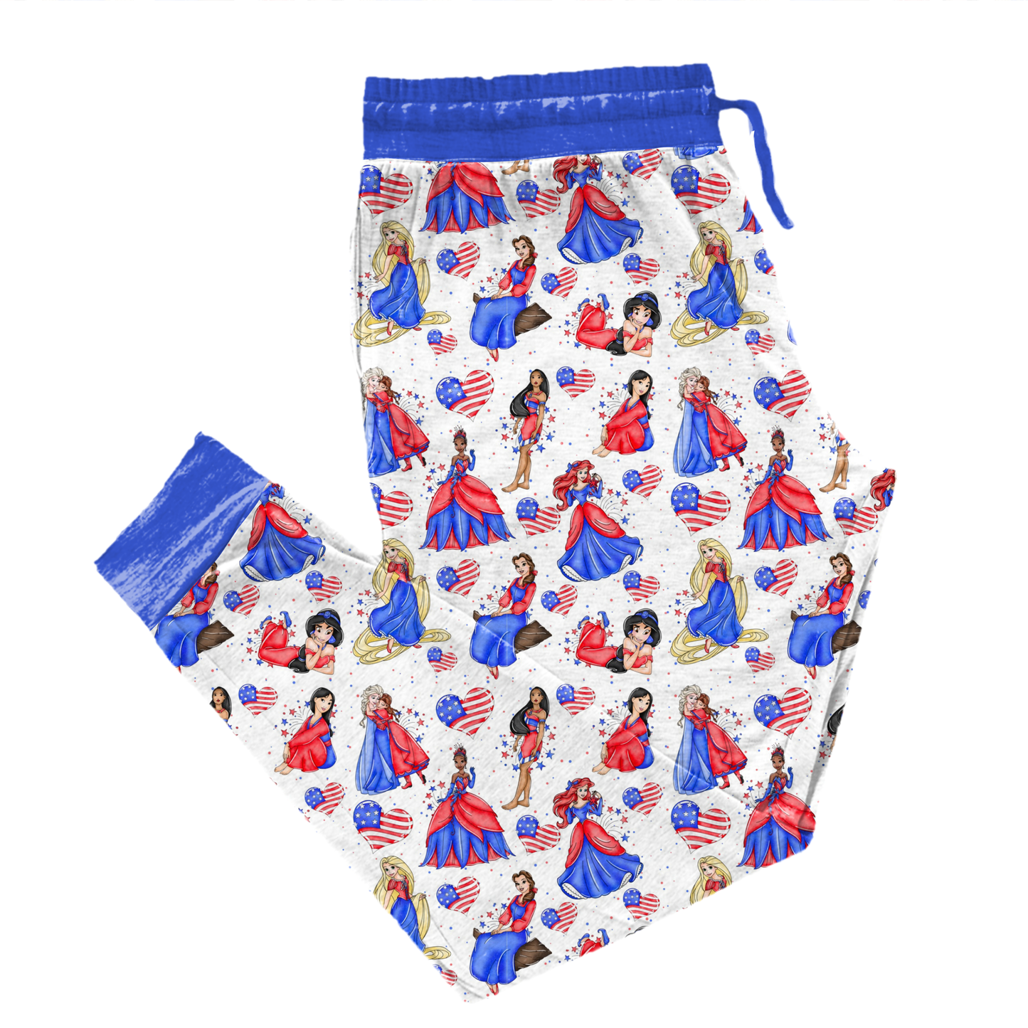 Patriotic Princess Parade Adult Joggers *RTS*