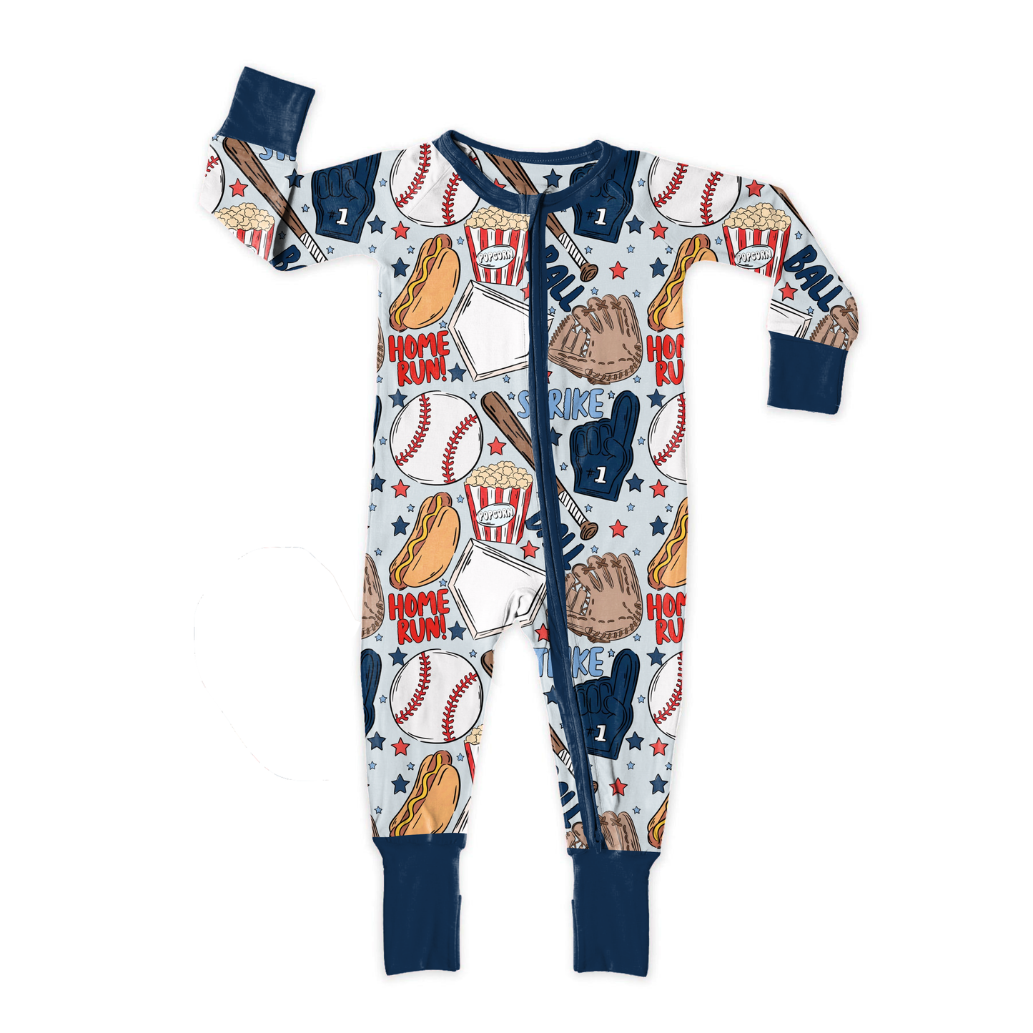 Home Run Hype Zipper Sleeper *RTS*
