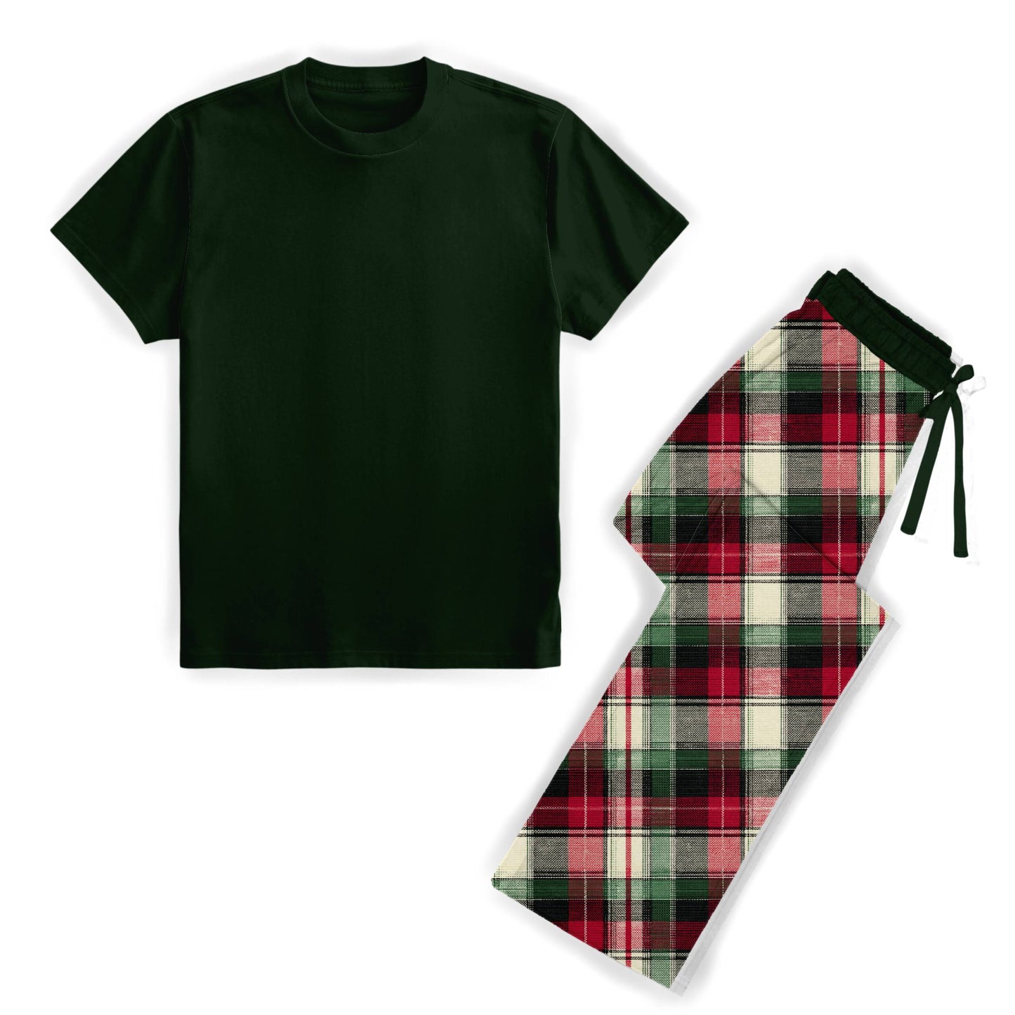 Yuletide Tartan Men's Bamboo Matching Lounge Set **PreOrder**