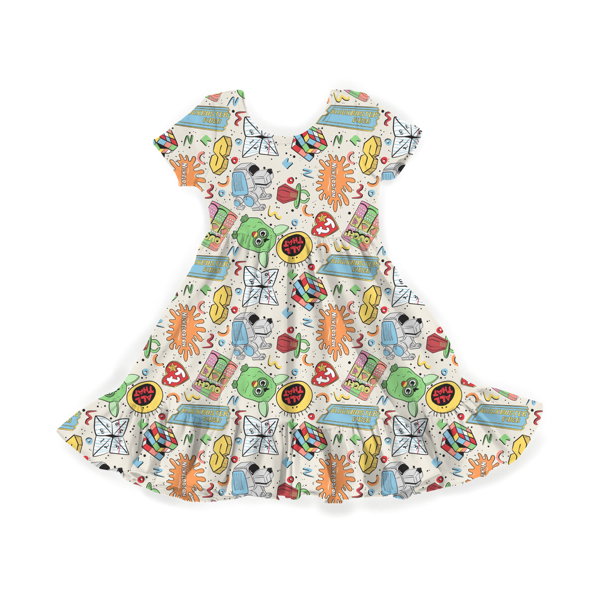No Wifi Needed Youth Twirl Dress **PreOrder**