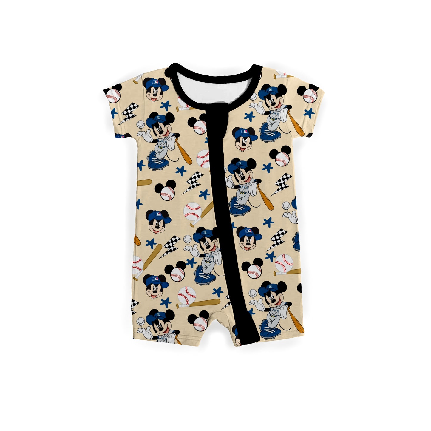 Mouse Little League Zipper Shortie **PreOrder**