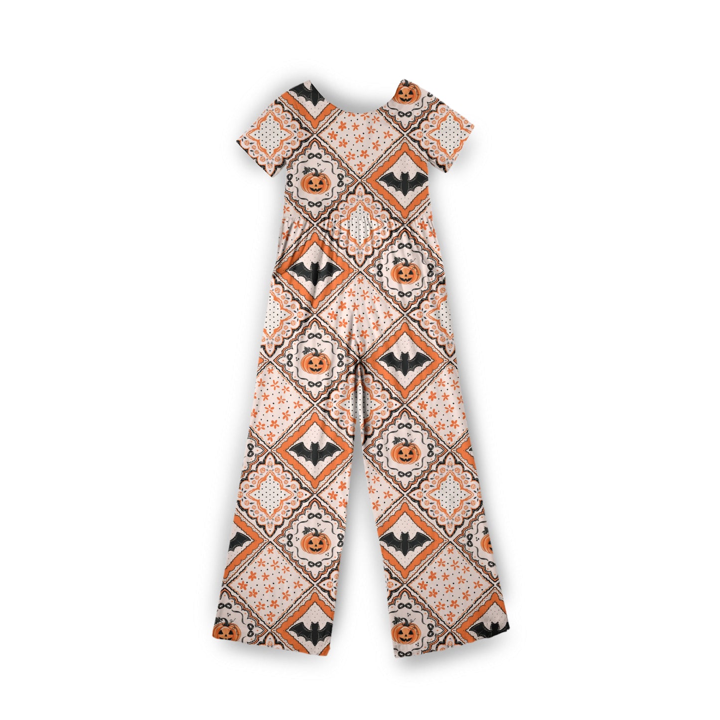 Pumpkin Patchwork Jumpsuit **PreOrder**