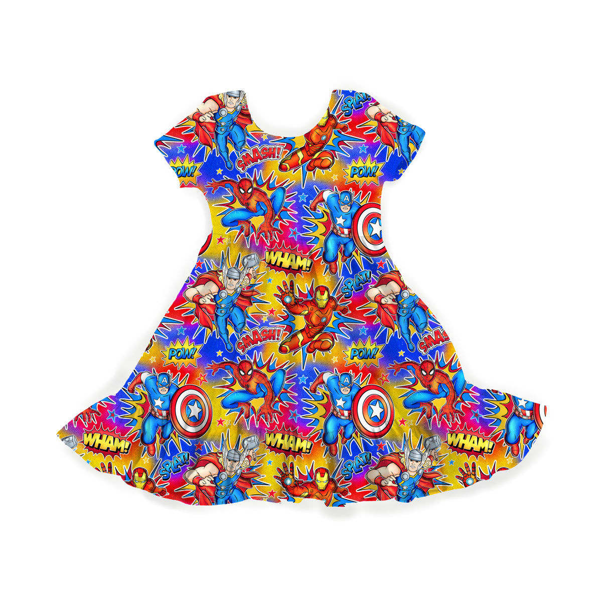 Superhero Showdown Youth Twirl Dress **PreOrder**