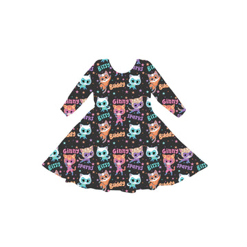 Purrfect Heros Youth Twirl Dress **PreOrder**
