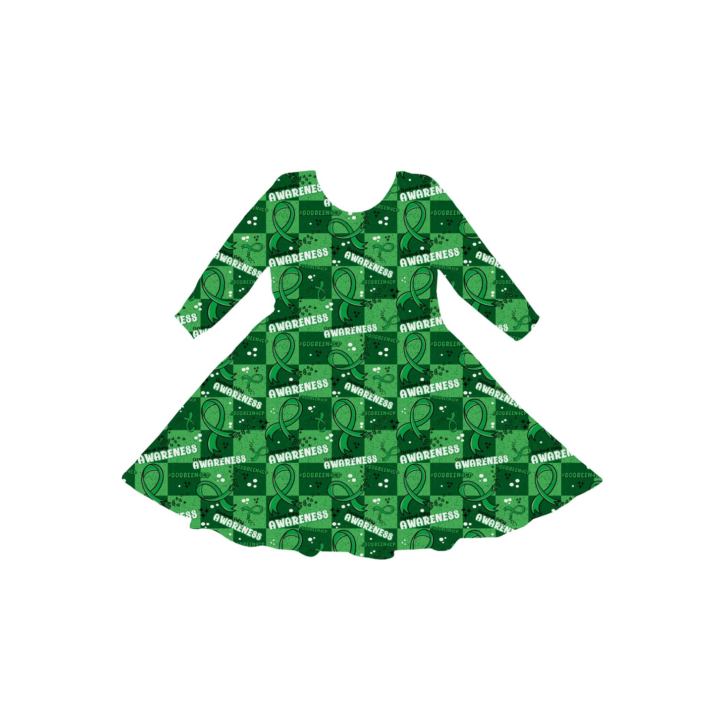 Cerebral Palsy Warrior Youth Twirl Dress *RTS*