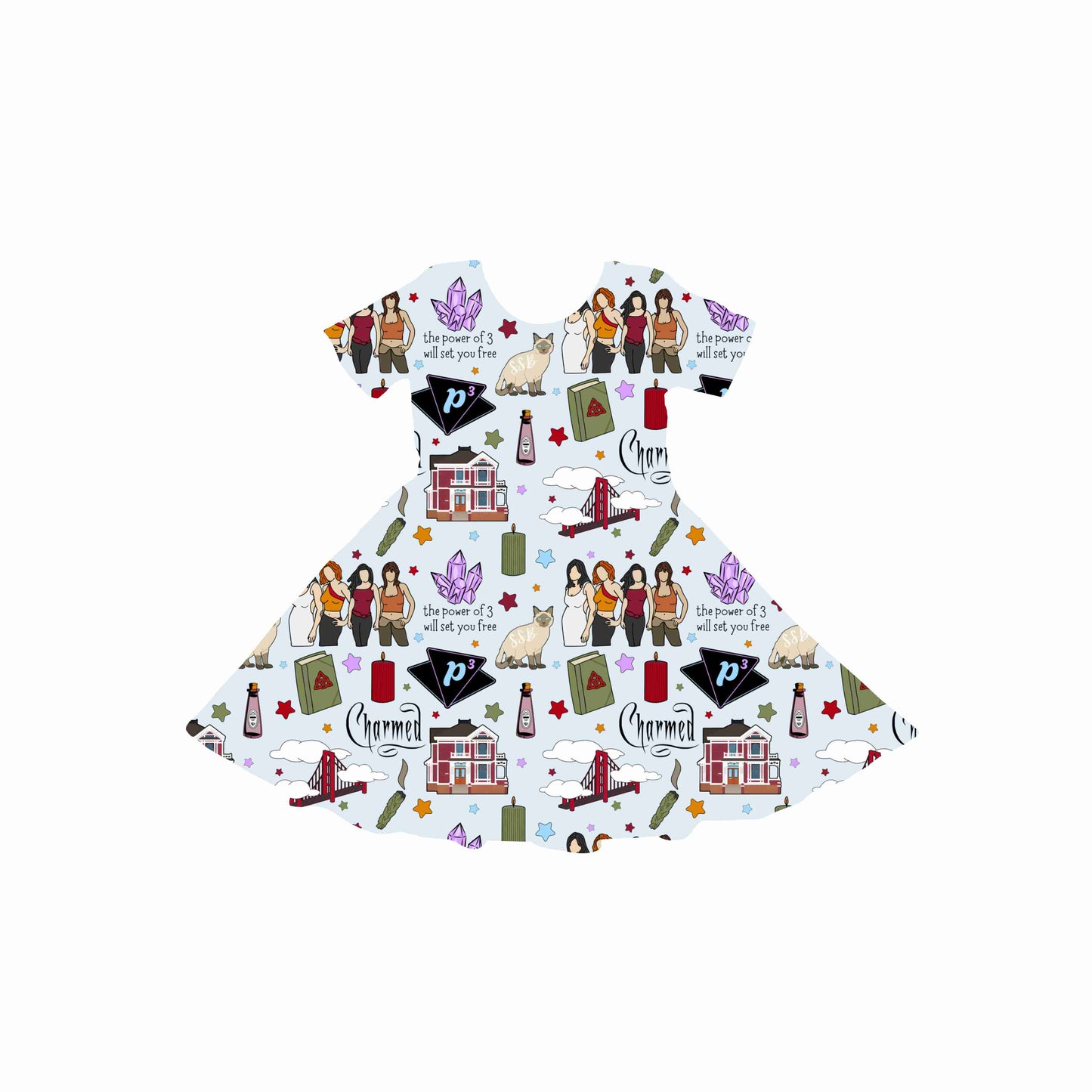 Spellbound Sisters Youth Twirl Dress *RTS*