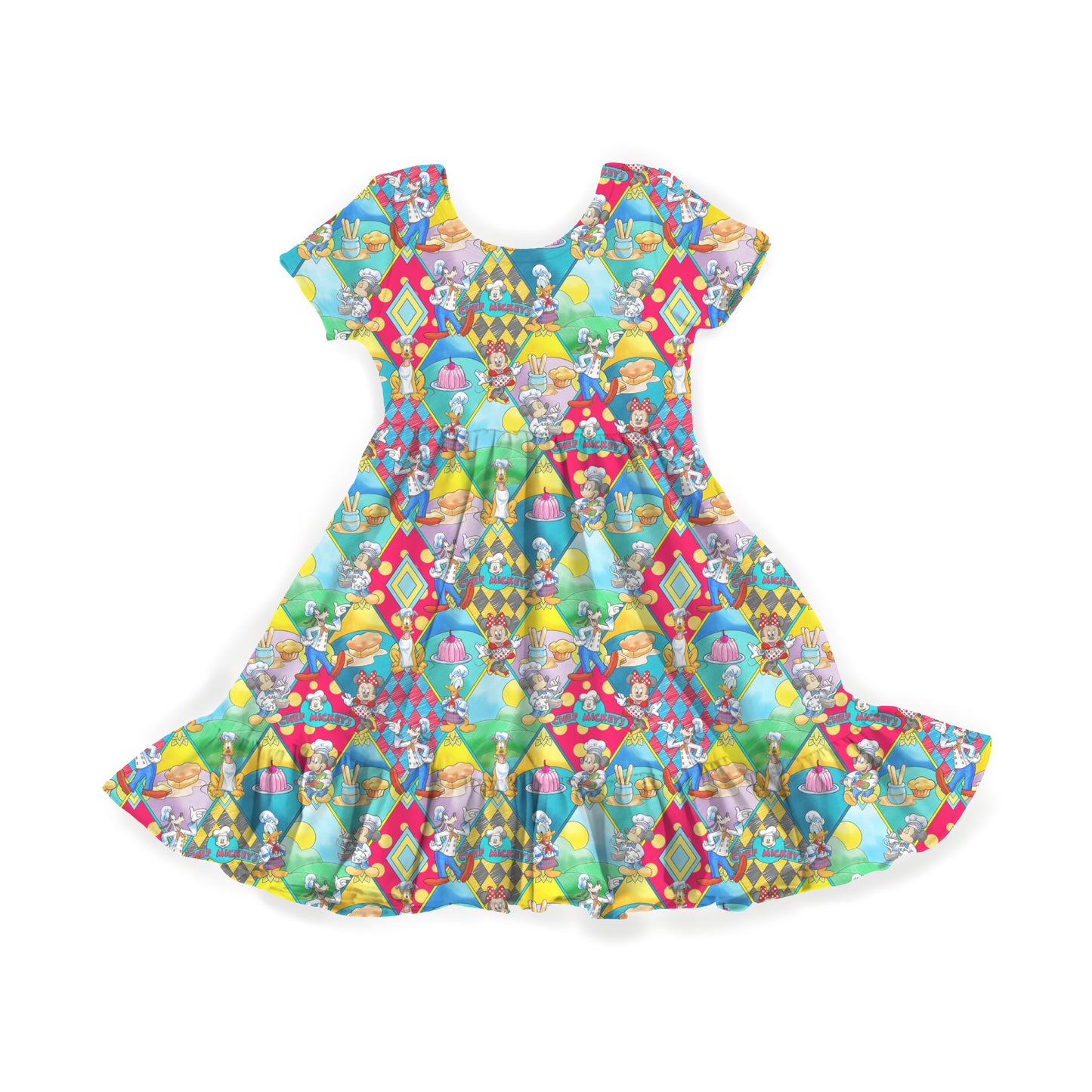 Dining with the Pals Youth Twirl Dress **PreOrder**