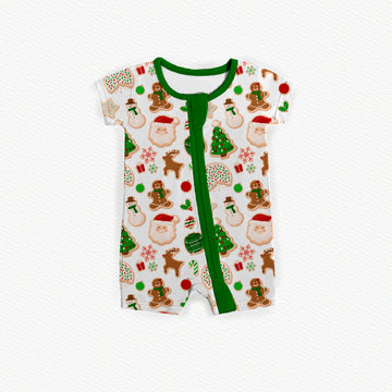 Christmas Cookies Zipper Shortie **PreOrder**