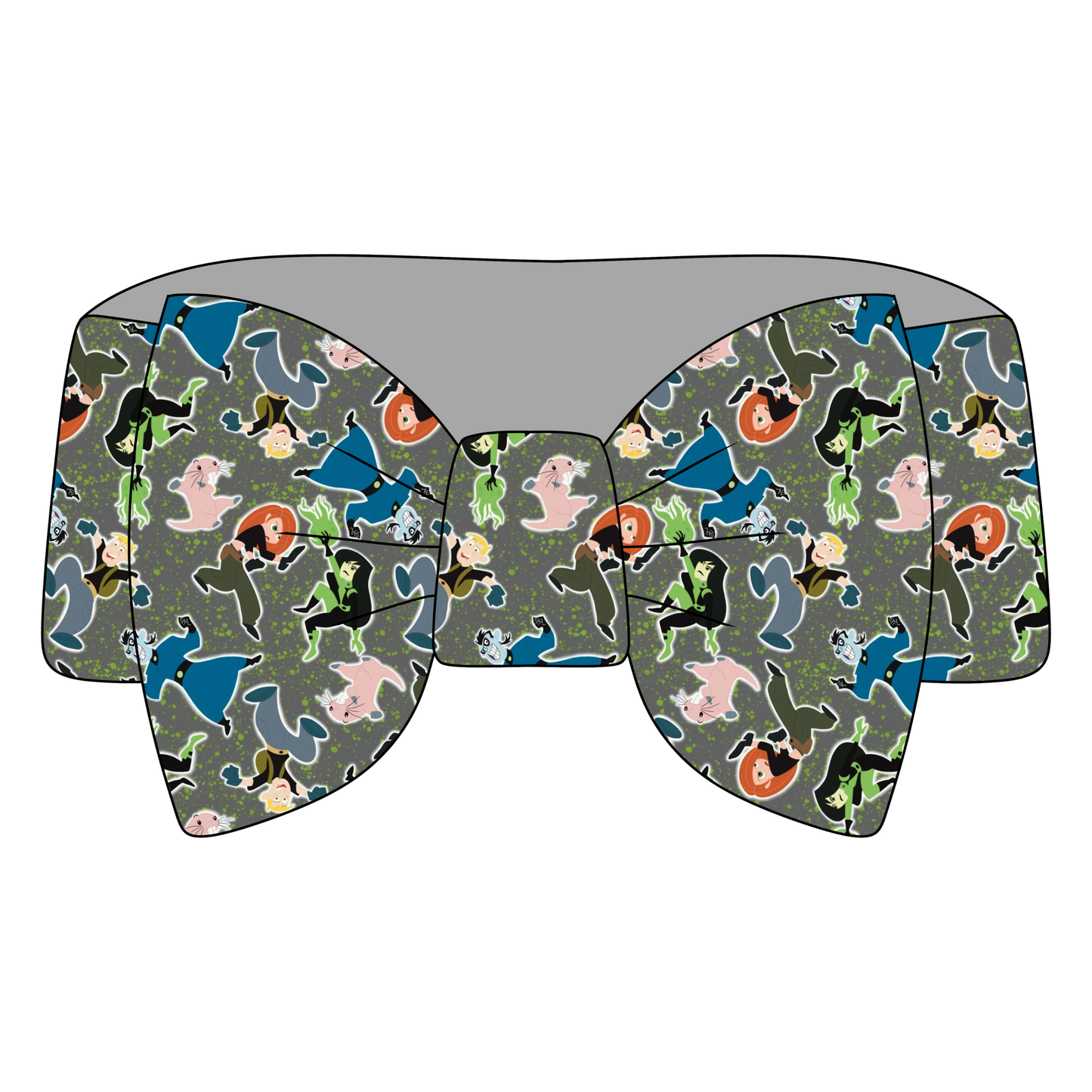 Crime Fighting Crew Bamboo Bow Headband *RTS*