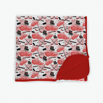 Detroit Hockey Bamboo Blanket **PreOrder**