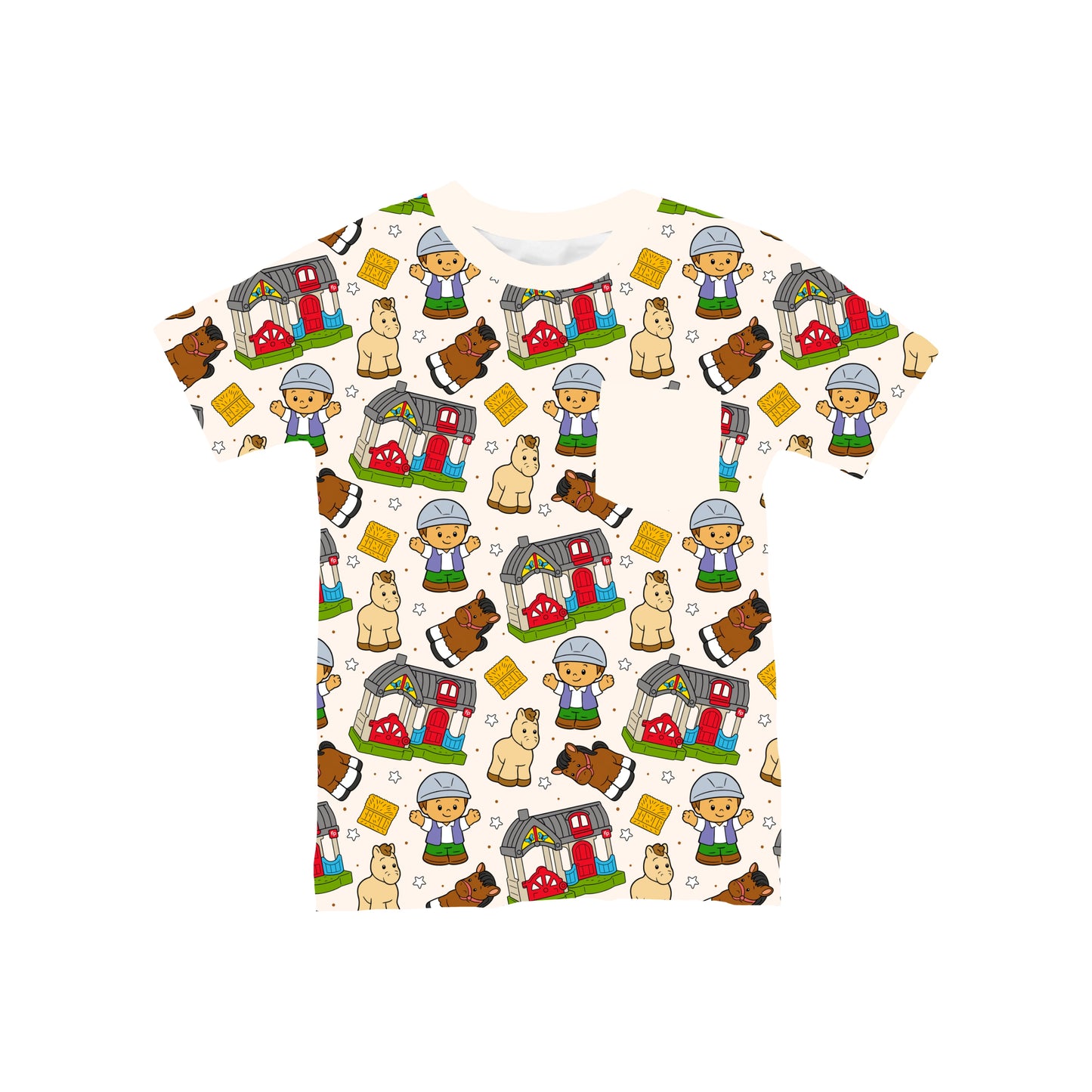 Little Farmers, Big Fun Pocket T-Shirt *RTS*