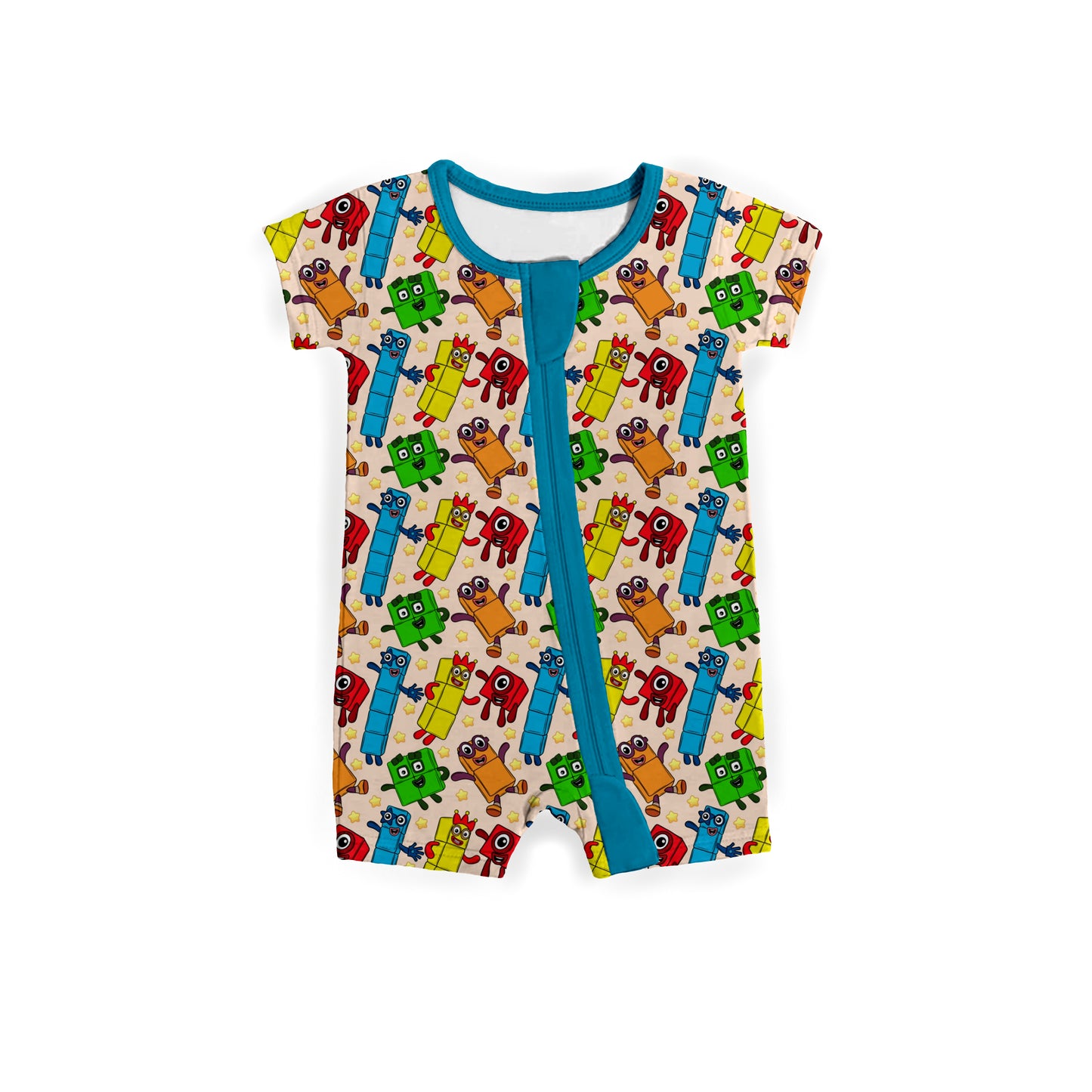 Number Buddies Zipper Shortie *RTS*