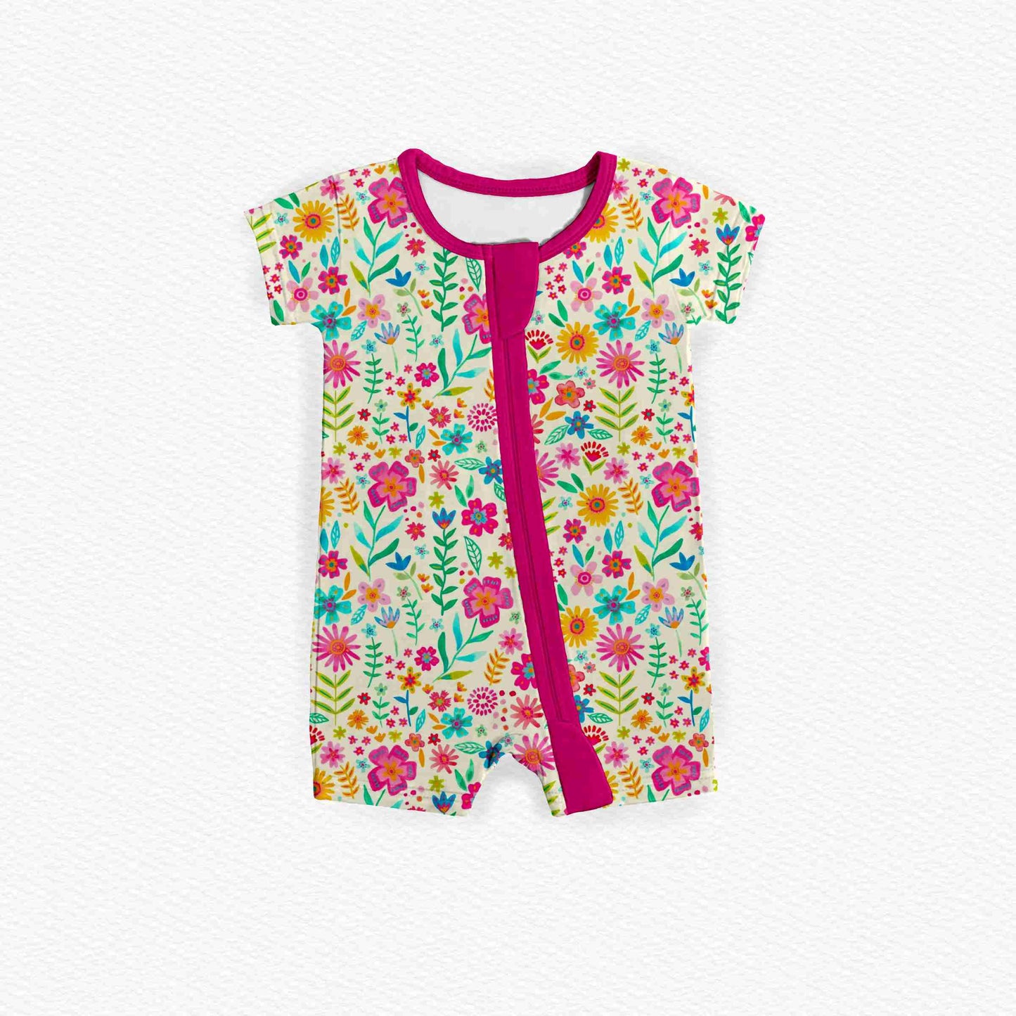 Fresh Picked Florals Zipper Shortie *RTS*