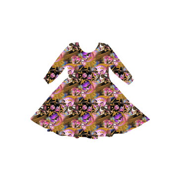 Golden Hunt Youth Twirl Dress **PreOrder**
