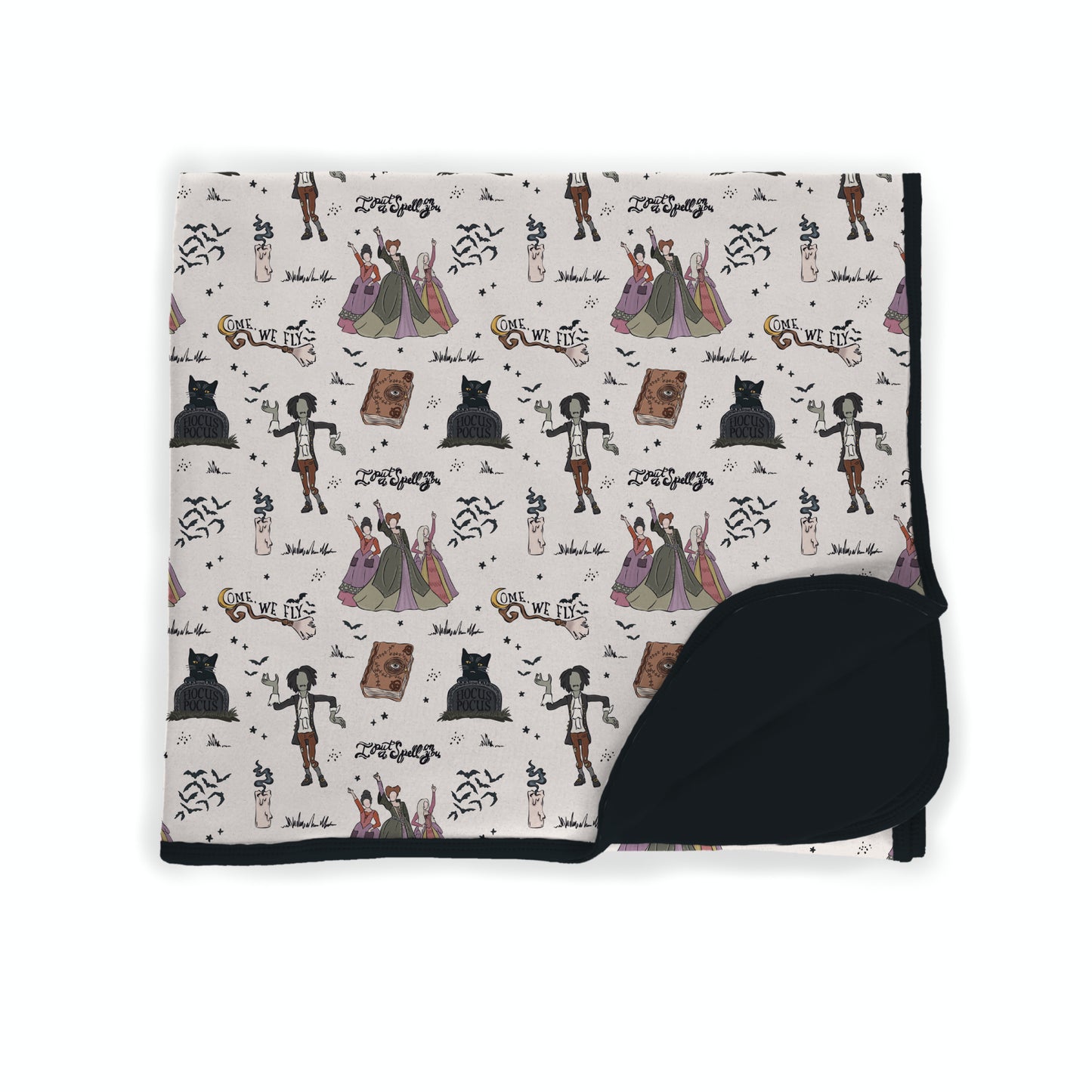 Spooky Spellbound Sisters Bamboo Blanket **PreOrder**