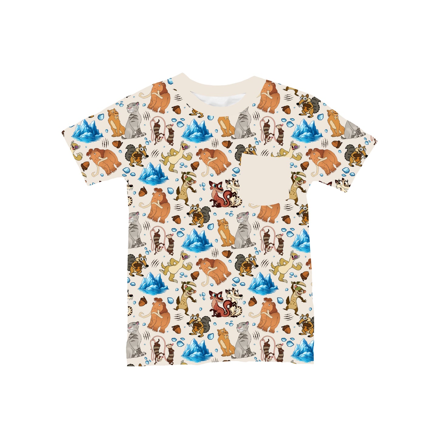 Ice Age Antics Pocket T-Shirt *RTS*