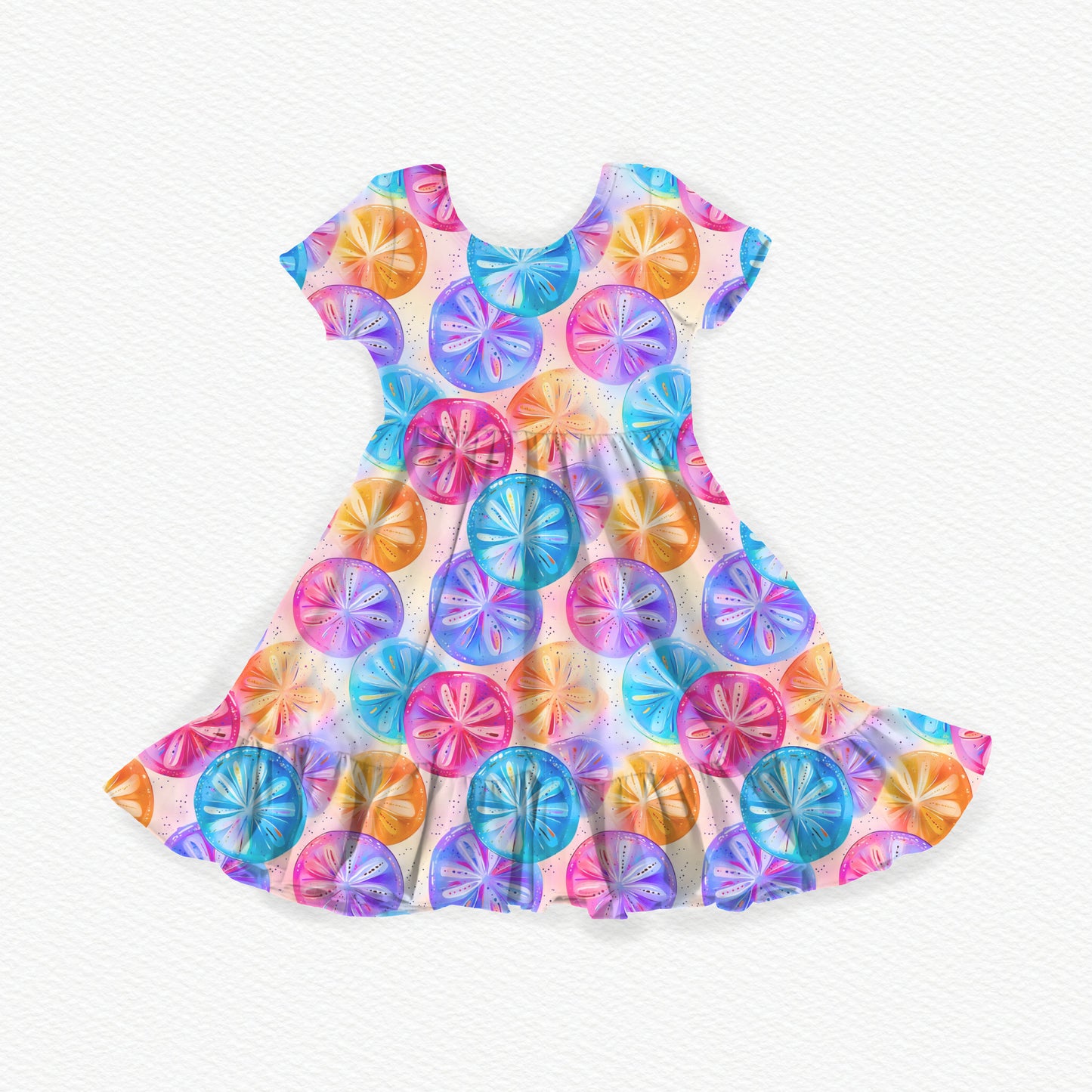 Neon Tide Treasures Youth Twirl Dress *RTS*