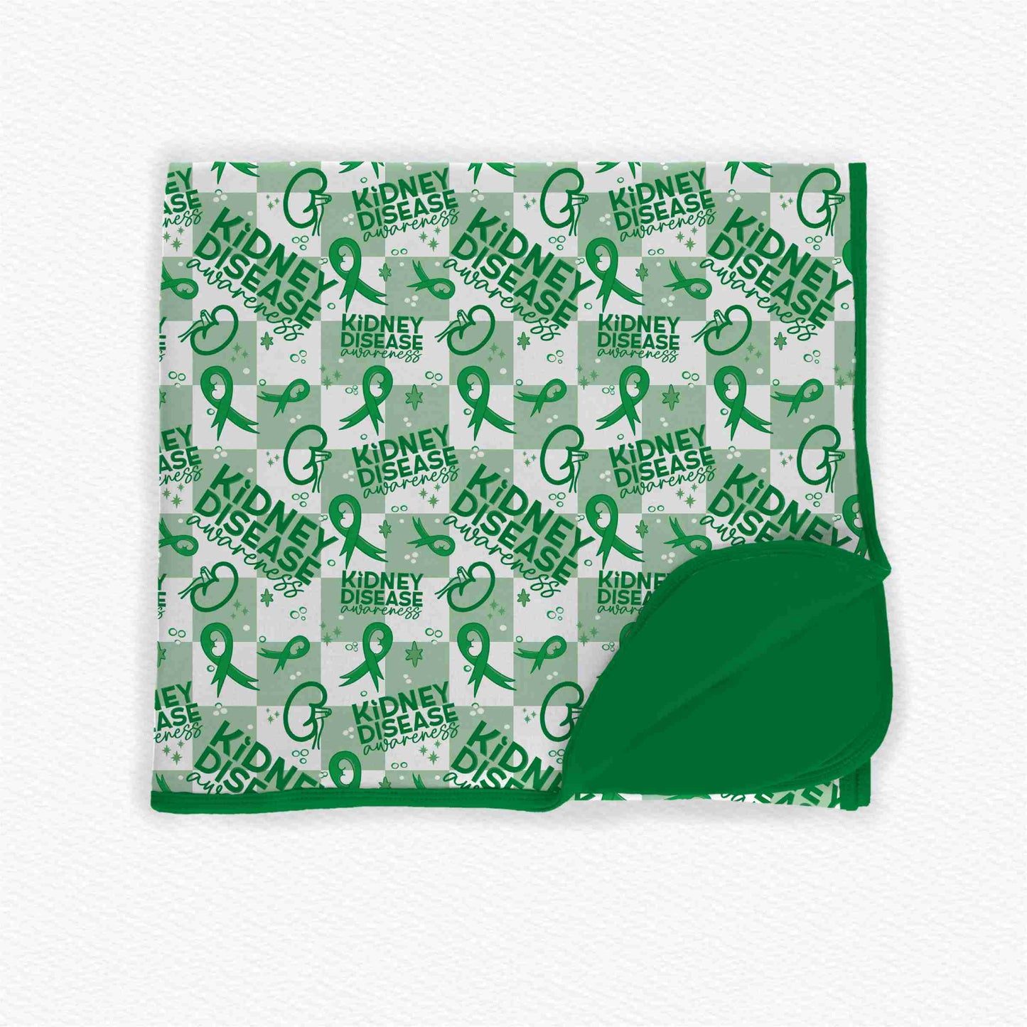 Kidney Disease Awareness Bamboo Blanket *RTS*