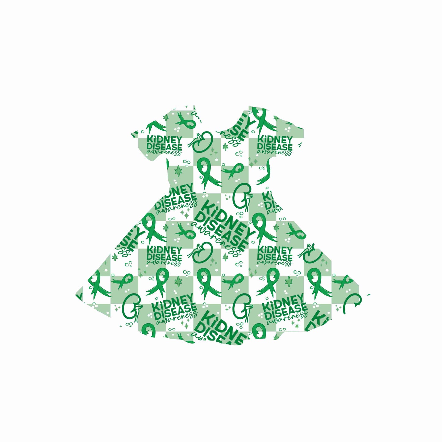 Kidney Disease Awareness Youth Twirl Dress *RTS*