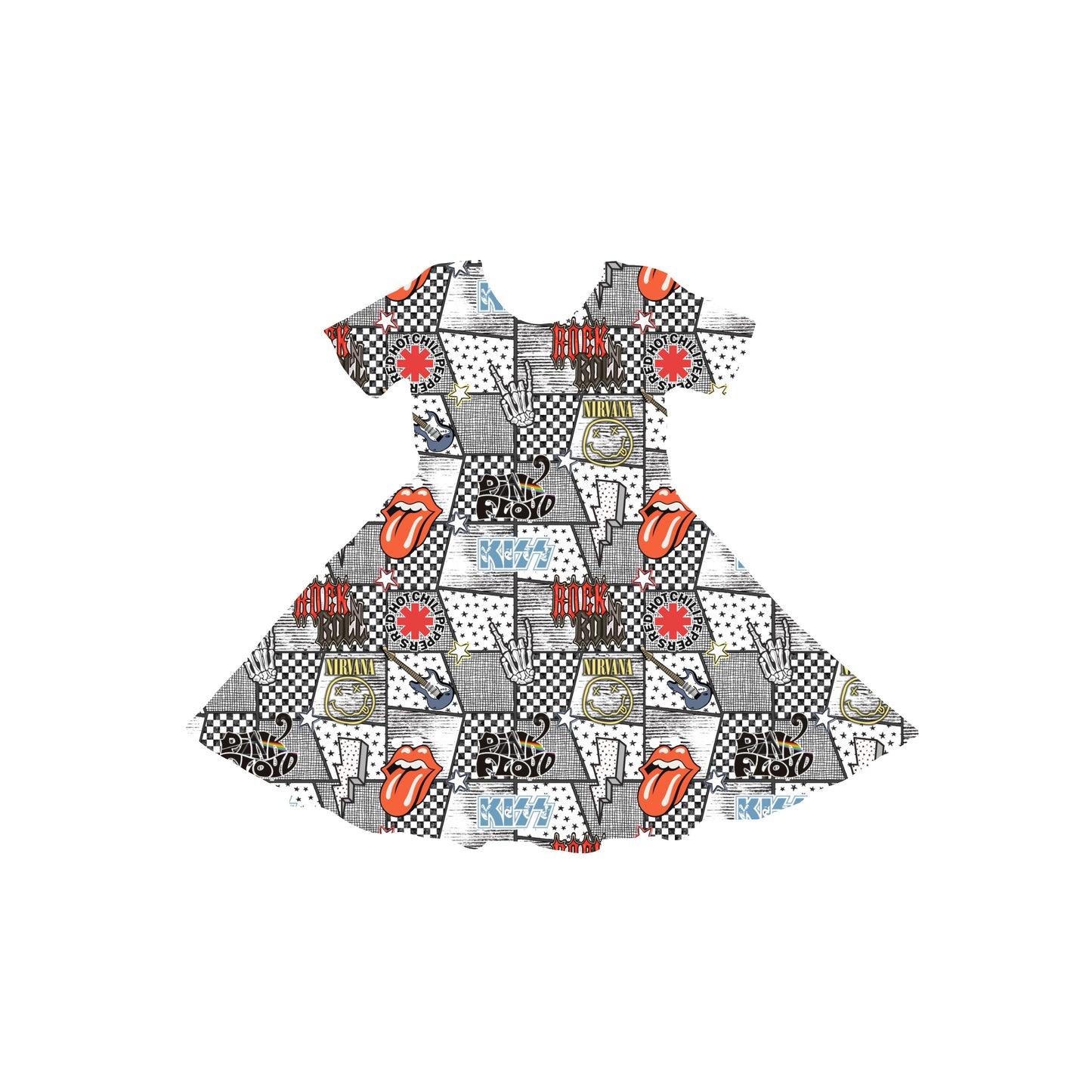 Rock N' Roll Youth Twirl Dress *RTS*
