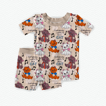 Purrfectly Paris Youth Short Set **PreOrder**