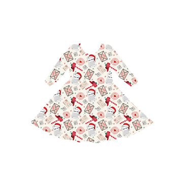 Letters To Santa Youth Twirl Dress **PreOrder**