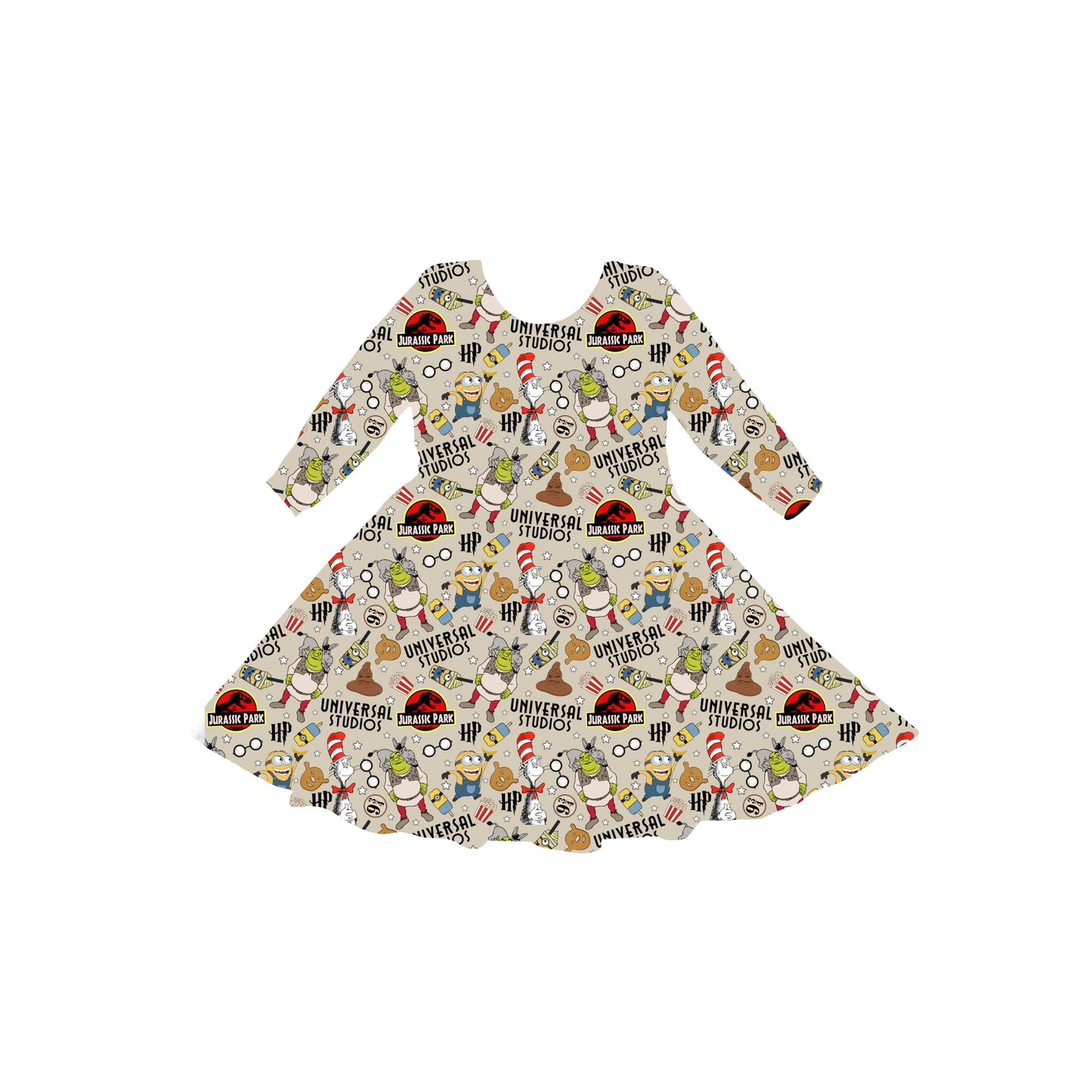 Cinematic Threads Youth Twirl Dress *RTS*