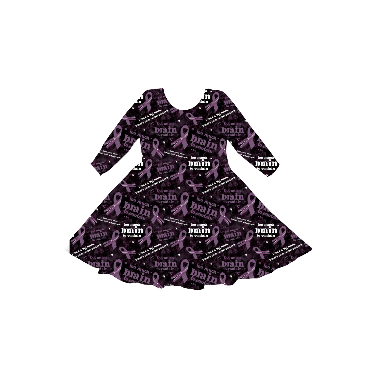 Chiari Malformations Youth Twirl Dress *RTS*