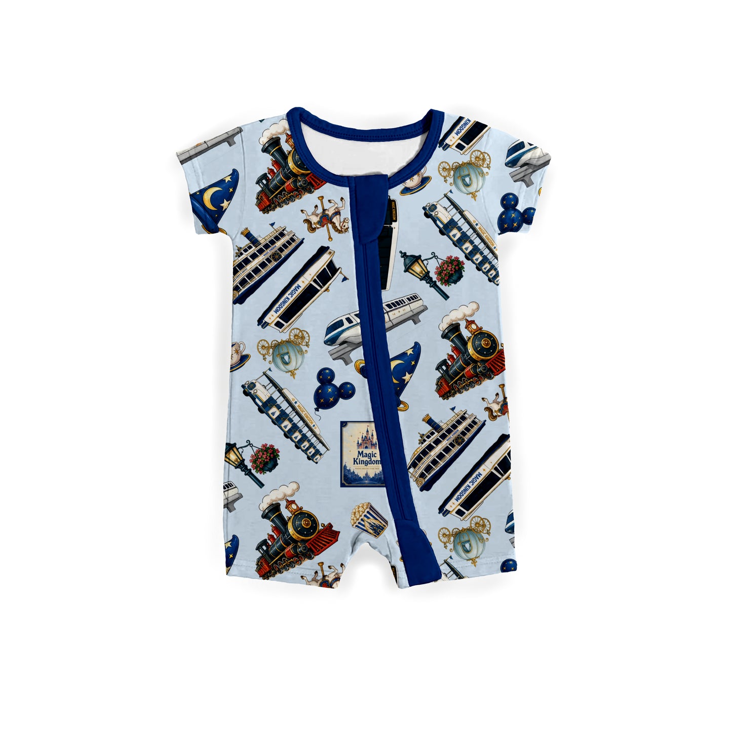 Magical Transportation Zipper Shortie **PreOrder**