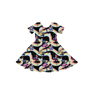 Rainbow Road Youth Twirl Dress **PreOrder**