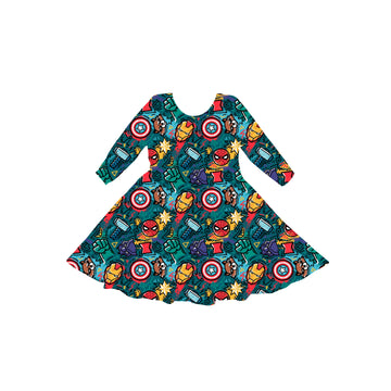 Hero Mode Youth Twirl Dress **PreOrder**
