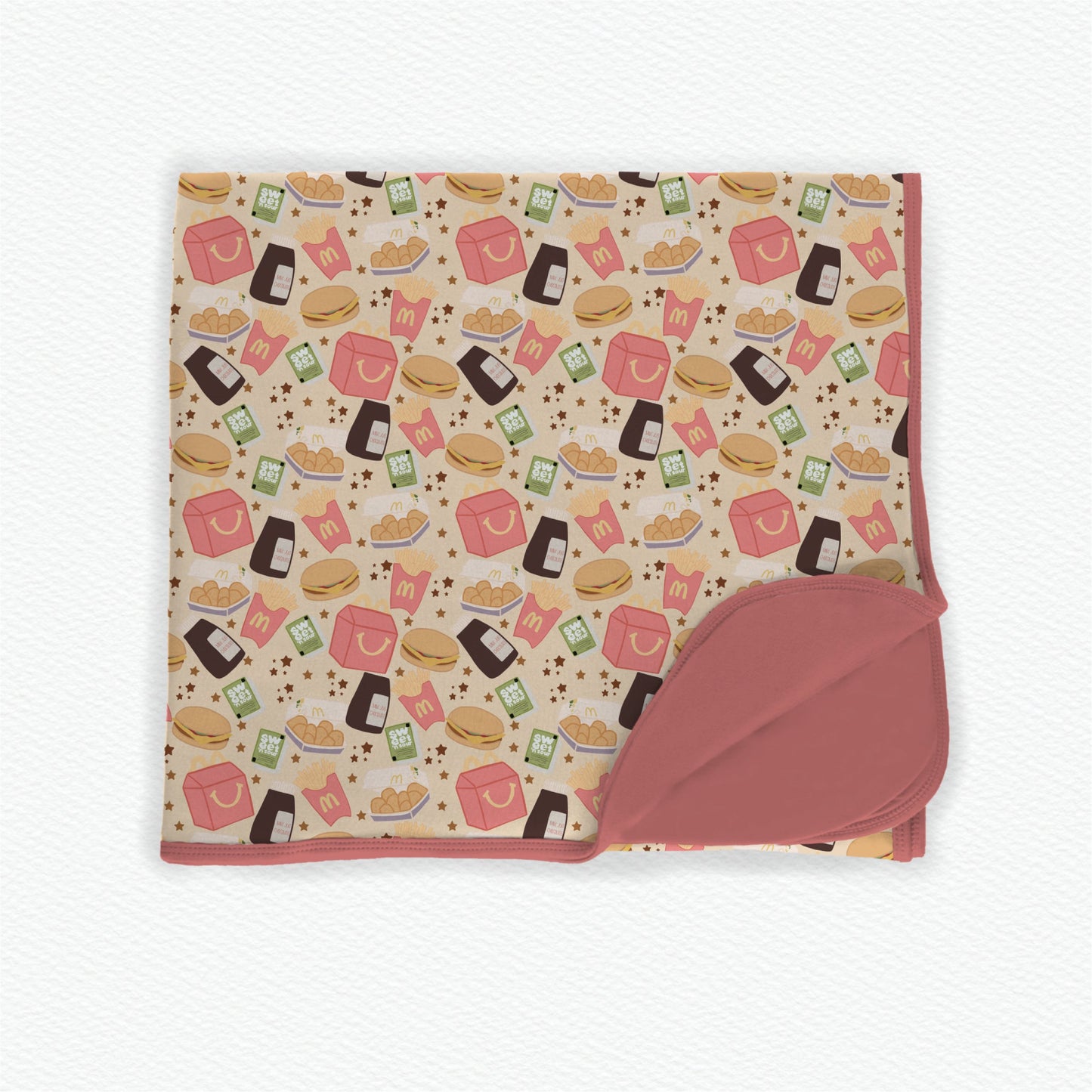 Burger Bliss Bamboo Blanket *RTS*
