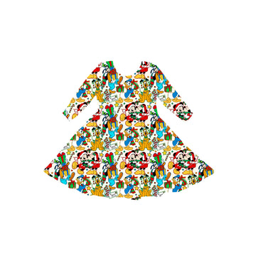 Festive Fun Youth Twirl Dress **PreOrder**