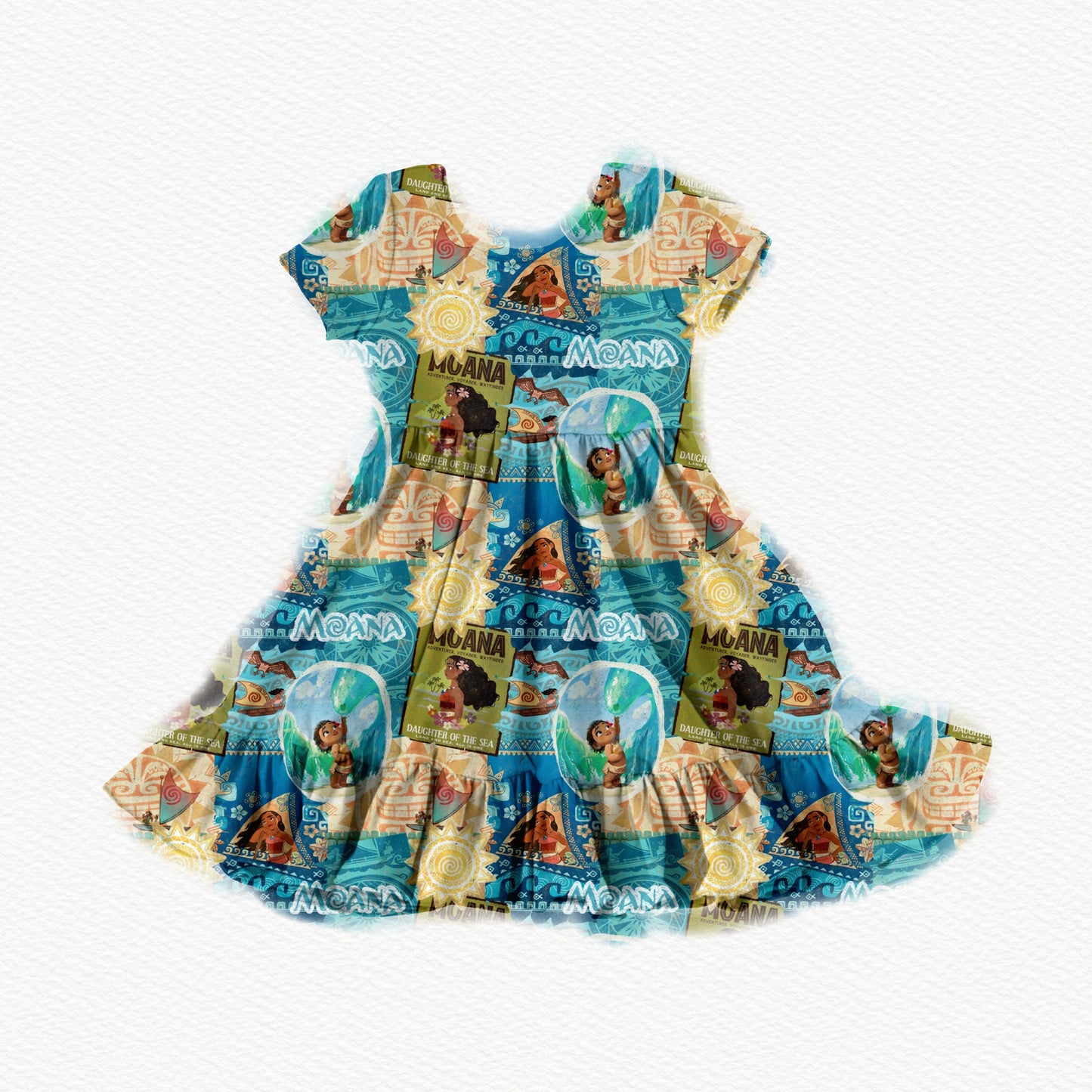 Wayfinder Waves Youth Twirl Dress *RTS*