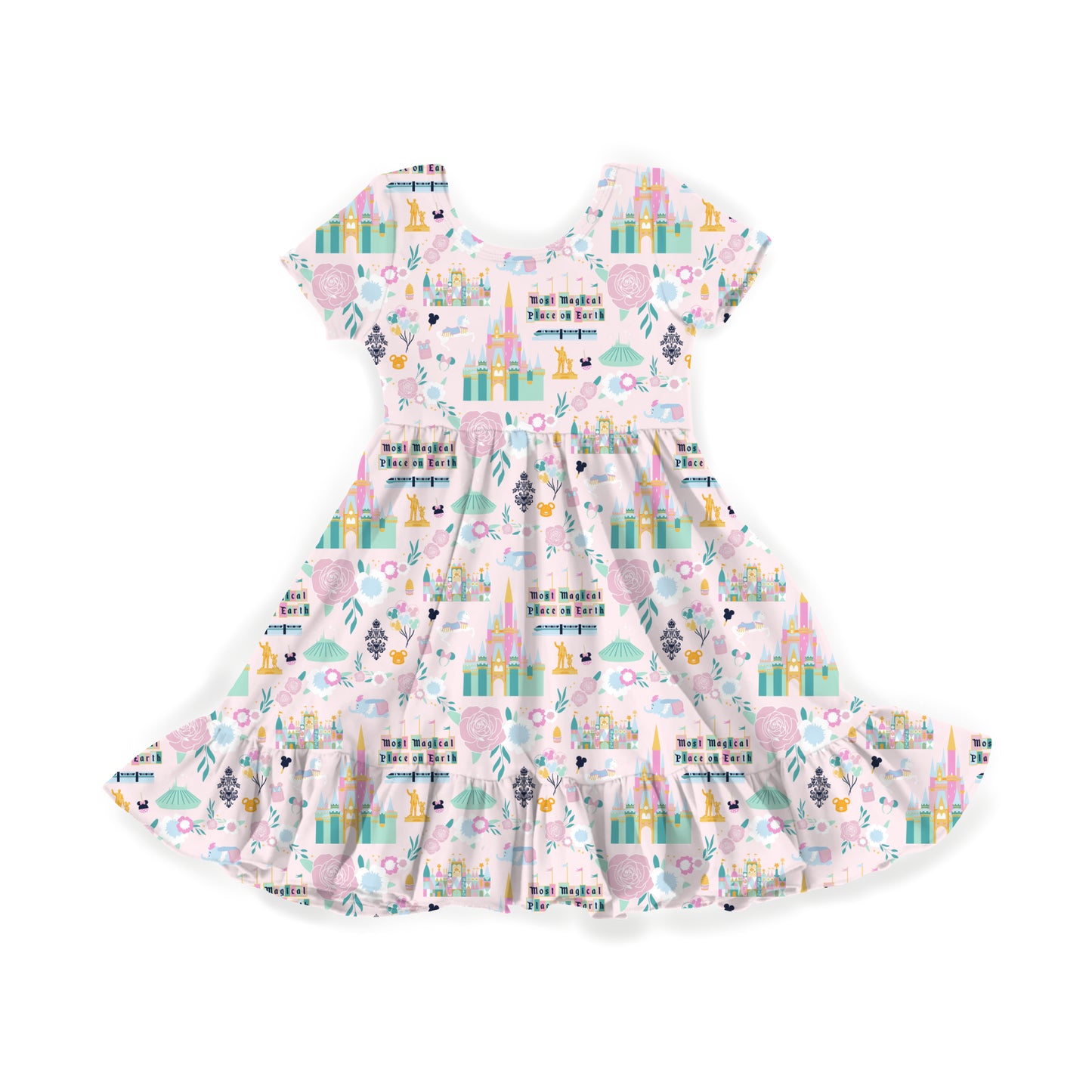 Where Magic Blooms Youth Twirl Dress **PreOrder**