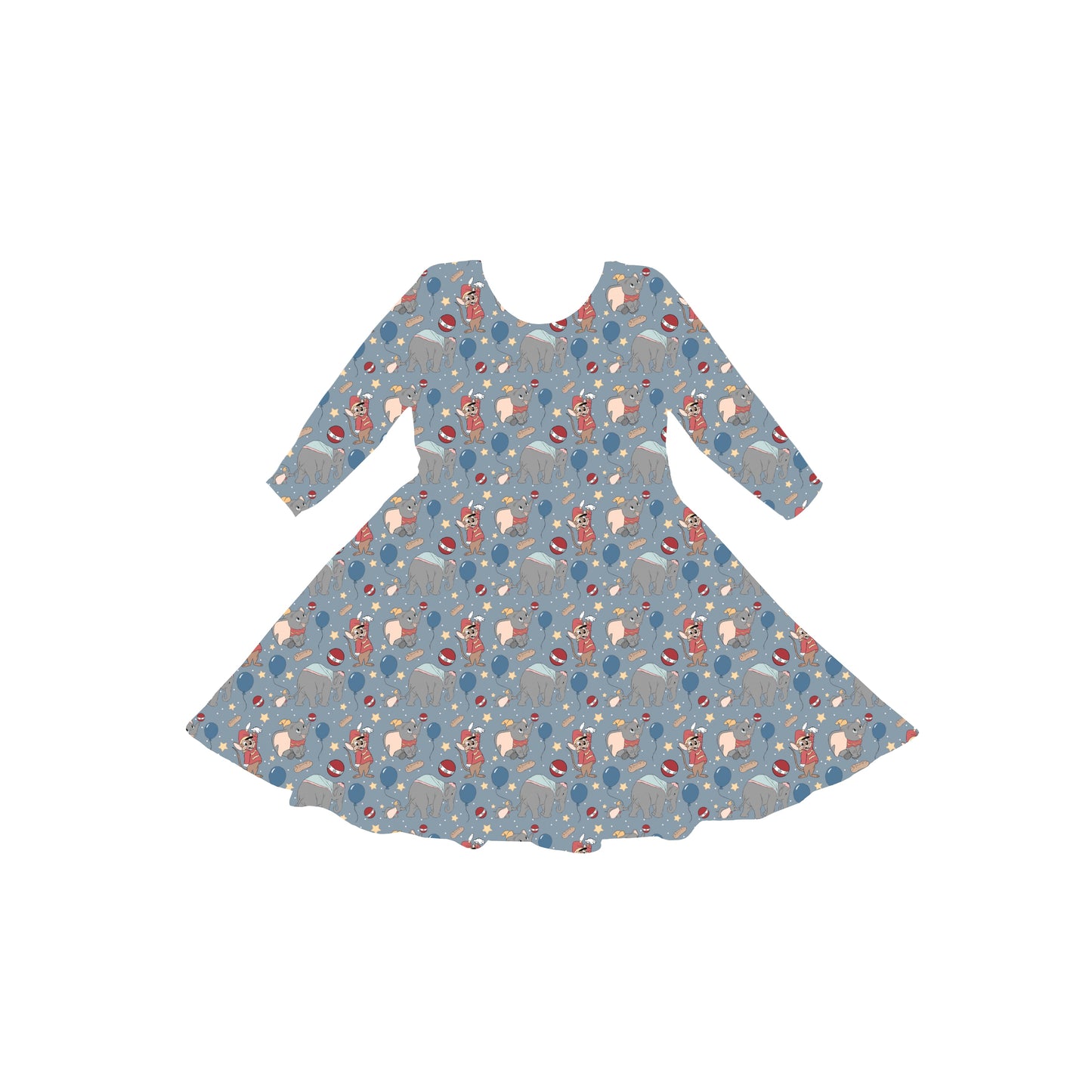 Elephant Dreams Youth Twirl Dress *RTS*