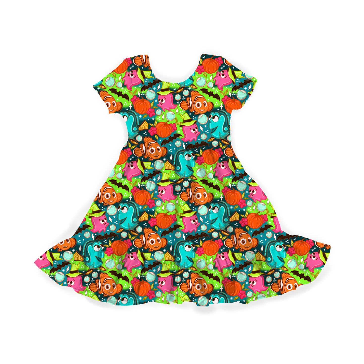 Spooky Sea Adventures Youth Twirl Dress **PreOrder**