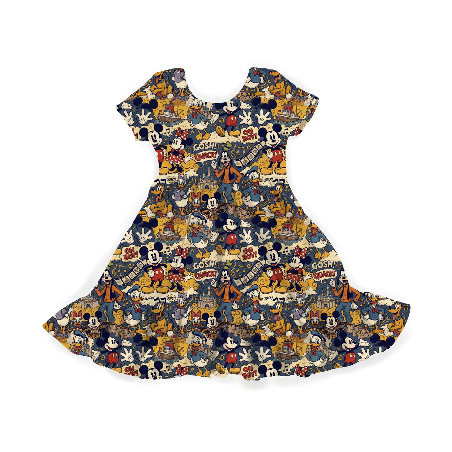 Vintage Toons Youth Twirl Dress **PreOrder**