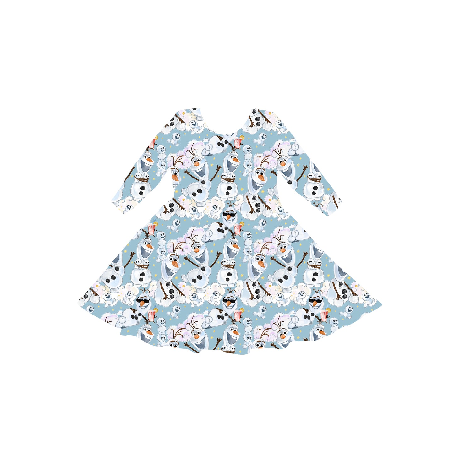Snow Much Fun Youth Twirl Dress *RTS*