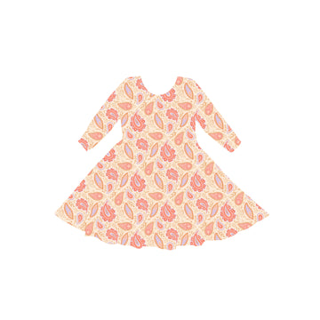 Paisley Pastels Youth Twirl Dress **PreOrder**