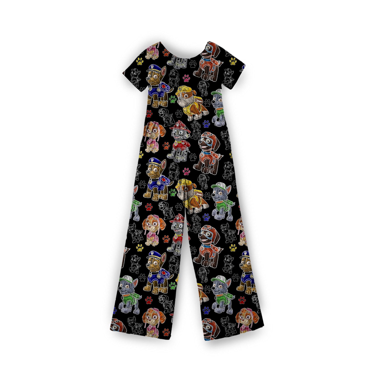 Chalk It Up With The Pups Jumpsuit **PreOrder**