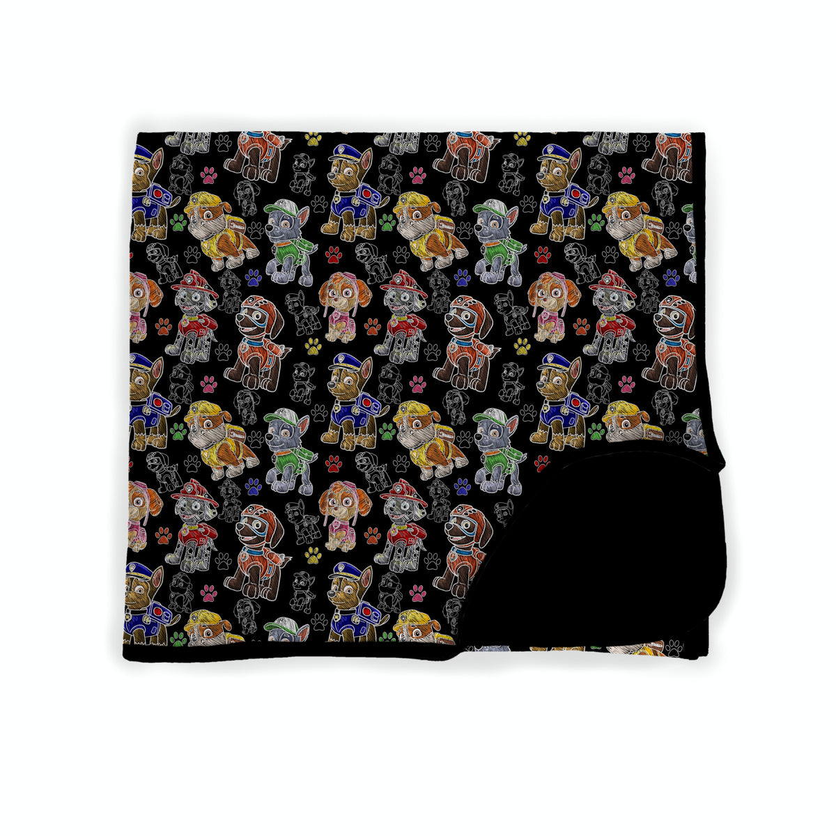 Chalk It Up With The Pups Bamboo Blanket **PreOrder**