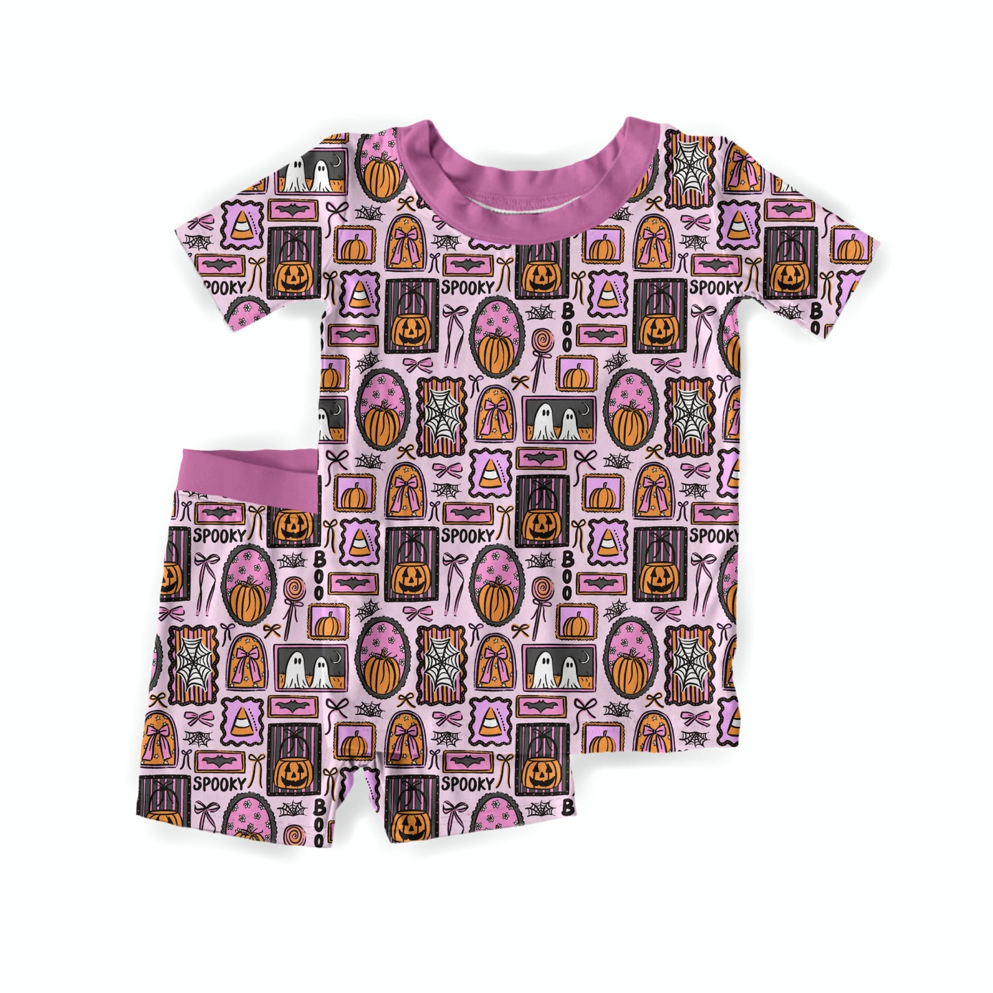 Sweet Spooky Frames Youth Short Set **PreOrder**