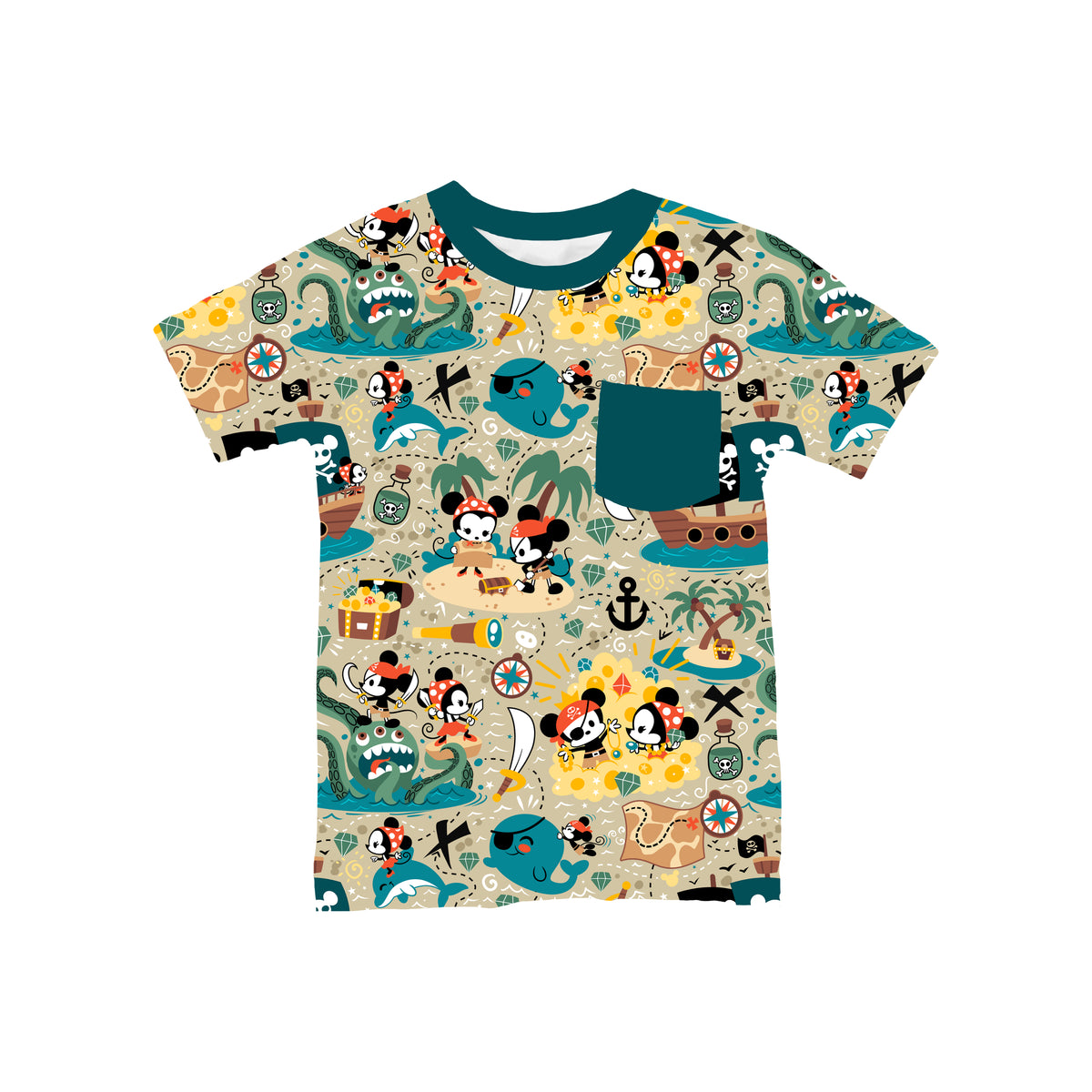 Mouse Overboard! Pocket T-Shirt **PreOrder**