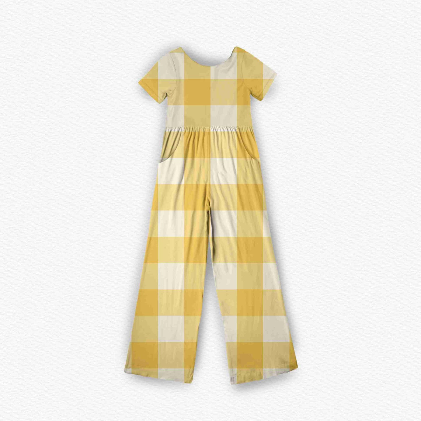 Little Sunshine Squares Jumpsuit *RTS*