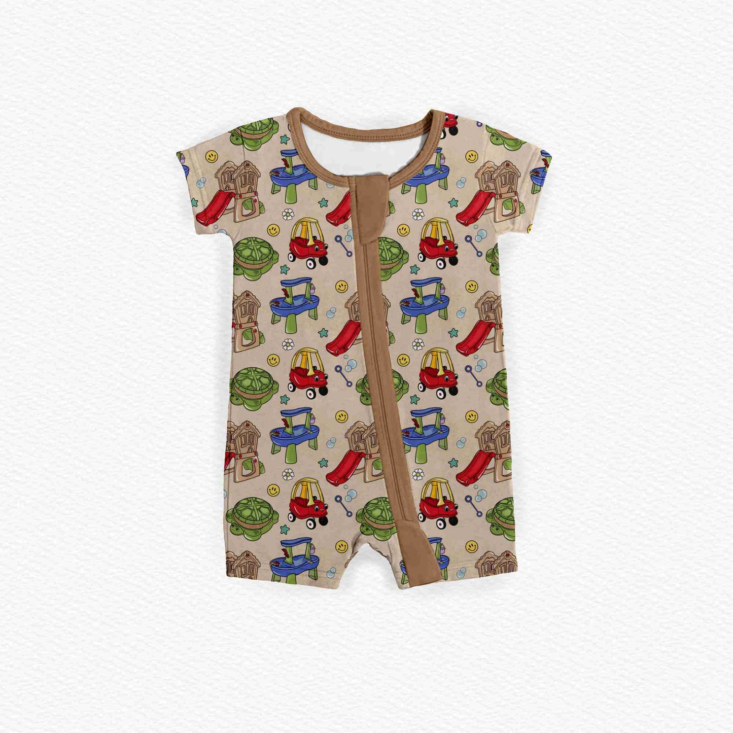 Backyard Play Days Medically Adaptable Zipper Shortie *RTS*